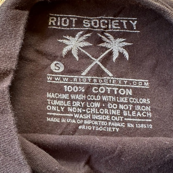 Tee short sleeve 100% cotton, size adult Small - Picture 2 of 5